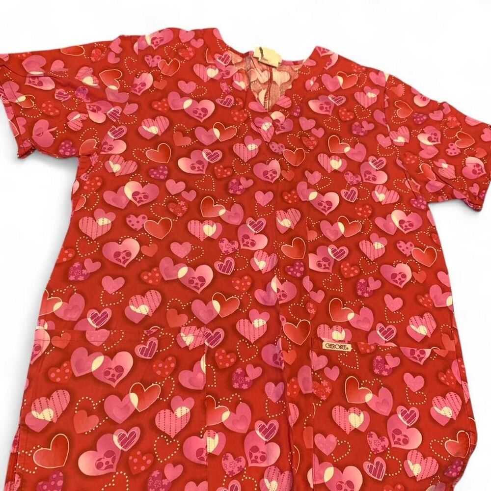 Cherokee Women's Red and Pink Top